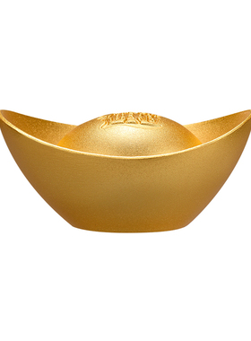 24真金鎏渡纯铜金元宝实心