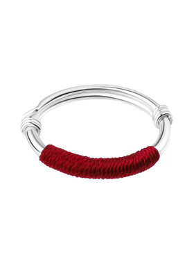 巷南999纯银红绳戒指轻奢本命年