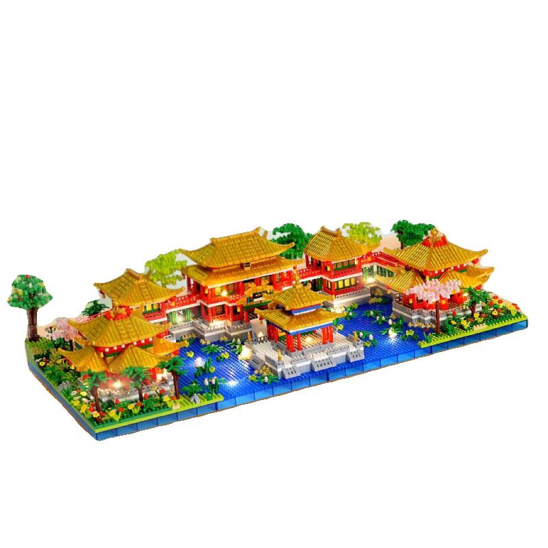 高难度2025以上建筑积木故宫10000粒新款圆明园男孩拼装玩具大型