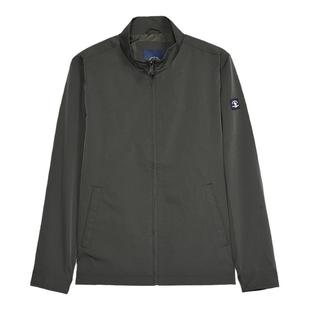 圣大保罗夹克外套男秋冬款中年百搭立领纯色行政夹克高级感外套男