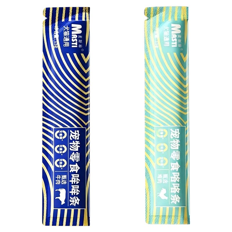 麦斯蒂猫狗通用鲜肉零食条
