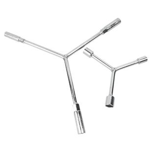 三叉套筒扳手多功能加长y型摩托车三角手动工具套装套