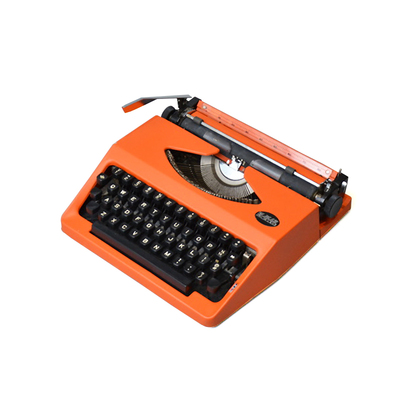 hero英雄打字机全金属红色复古