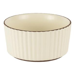 YE HOME 【买一送一】竖纹浮雕米饭碗家用喝汤碗早餐碗陶瓷甜品碗