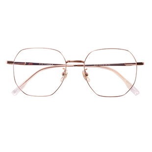 纯欲金丝多边框眼镜男女款近视度数可配韩系氛围感防蓝光眼睛镜架