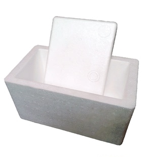 邮政泡沫箱10斤装加厚3号箱蔬菜箱荔枝箱油桃箱快递专用箱保鲜箱
