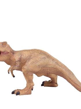RECUR仿真动物模型软胶恐龙玩具腕龙霸王龙三角龙男孩儿童节礼物