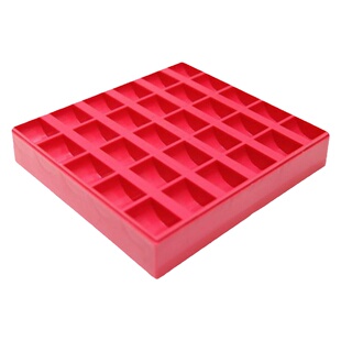 硬币收纳盒单层塑料卡槽托盘游戏币银行超市多用途清点器盘清点盒