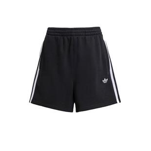 【自营】adidas阿迪达斯拉绳腰身五分裤夏女三条纹针织短裤JW5109