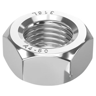 正宗316L不锈钢螺母六角螺帽螺丝帽M4M5M6M8M10M12M14M16M20M24mm