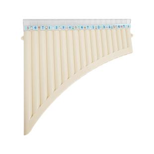 18管排箫排笛16管儿童中小学生专用18孔初学者米白色滑动吹管十八