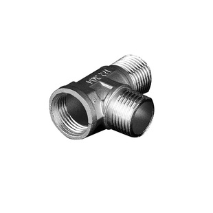 不锈钢接头内丝直接内外丝对丝三通弯头6分转4分变径水暖水管配件