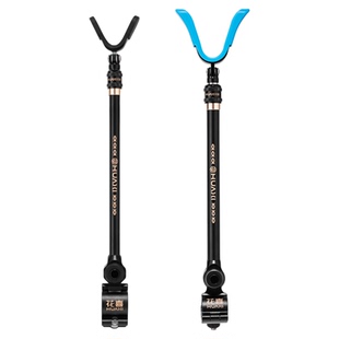 花喜铝合金快速调节金属后挂支架配件天线 鱼竿架杆全包硅胶大物