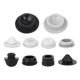 T型倒扣式堵头硅胶孔塞耐高温橡胶堵孔塞子带卡槽密封堵盖软胶塞