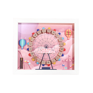 儿童牙齿收藏盒乳牙收纳盒男孩女孩掉牙相框纪念盒换牙的小盒礼物