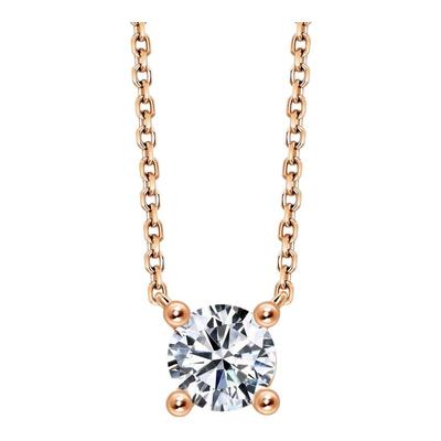 PROMESSA周生生如一18K玫瑰金钻石项链95523N
