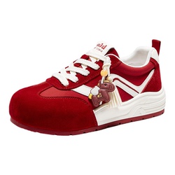 【k姐推荐】Lee Cooper【马上有钱】红色德训鞋女春季休闲板鞋女