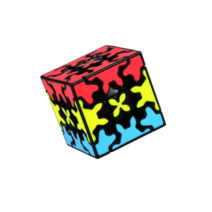 奇艺齿轮三明治魔方3阶 幼儿园小朋友儿童初学者入门玩具三色汉堡