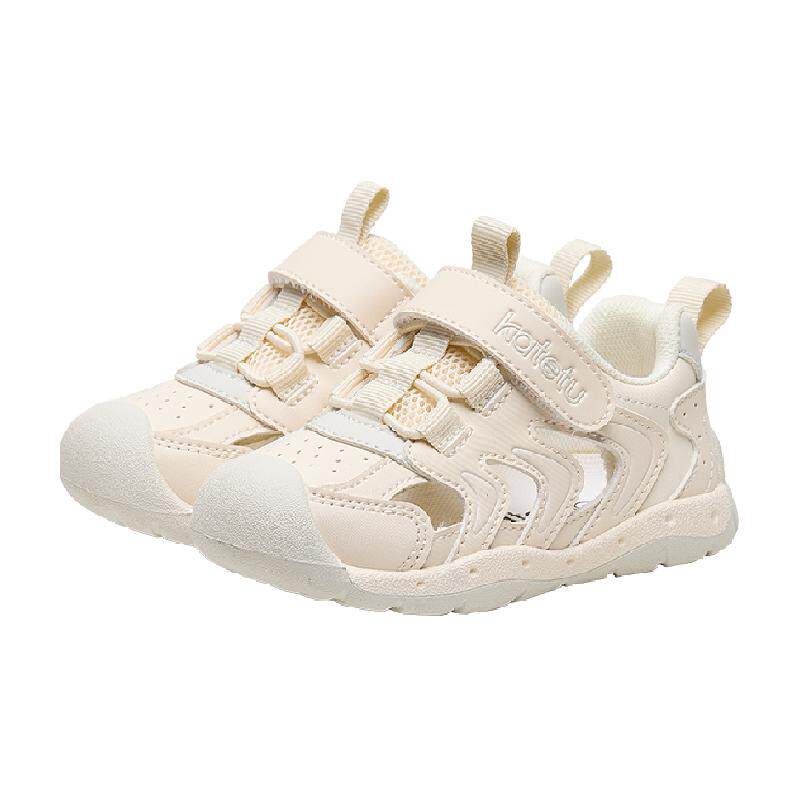 卡特兔儿童学步鞋2024夏季新款机能鞋防滑包头沙滩鞋男童女童凉鞋