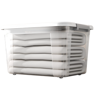透明特大号收纳箱加厚衣服整理箱家用玩具零食收纳盒子客厅储物箱