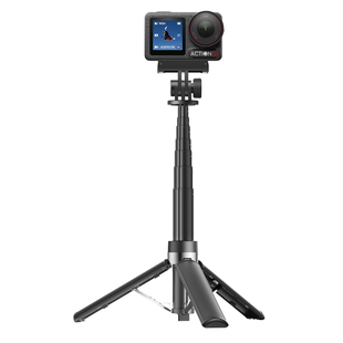 马达微森适用大疆action6/4/5pro手持杆自拍杆影石Gopro全景运动相机挂绳配件斜挎街拍快拆便携三脚架延长杆