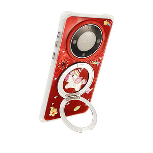 手绘飞马适用于华为mate80系列手机壳挂绳斜挎VIVOX200背带苹果17系列卡通风手提腕带保护壳小米17u防摔硬壳