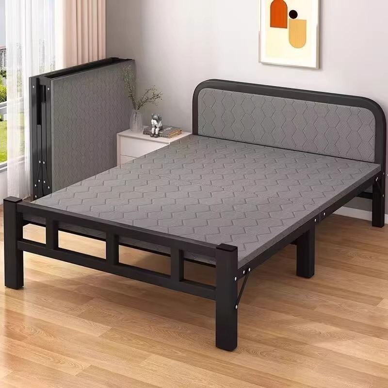 折叠床单人床家用简易办公室陪护房屋出租木板床午睡铁床成人午休