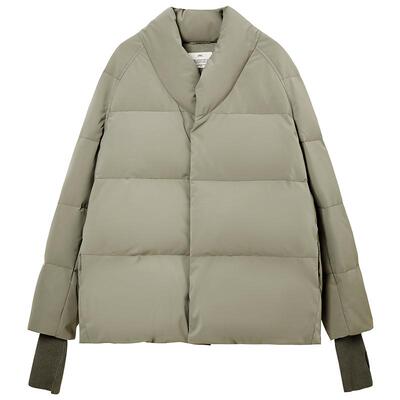 立领面包服短款羽绒服加厚保暖