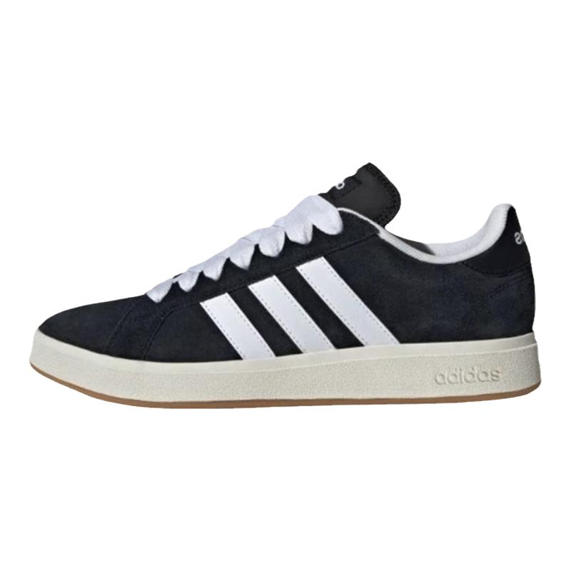 adidas阿迪达斯男女同款面包鞋低帮板鞋黑白条纹休闲百搭IH6184