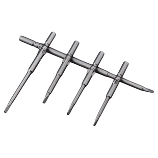 正三角电批头801电动螺丝刀头 5mm三角电批咀嘴 60mm*▲1.8~2.3