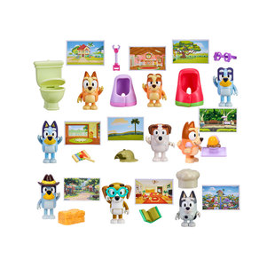 Bluey布鲁伊正版玩偶模型宾果杰克公仔过家家女孩玩具周边礼物