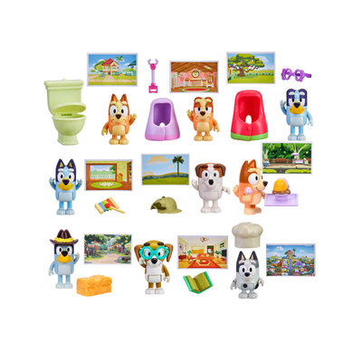 布鲁伊玩偶场景女孩过家家玩具