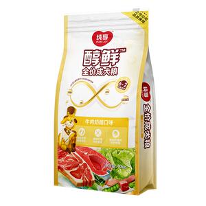wanpy顽皮醇鲜粮狗粮全价成犬粮牛肉奶酪10kg平价狗粮实惠装营养