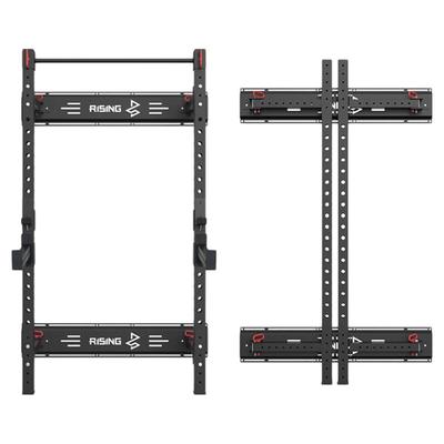 锐思可折叠式深蹲架卧推举重床杠铃架引体向上架综合力量训练器