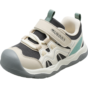 牧童童鞋学步鞋男宝宝鞋子2026春季新款软底防踢网面鞋女童机能鞋