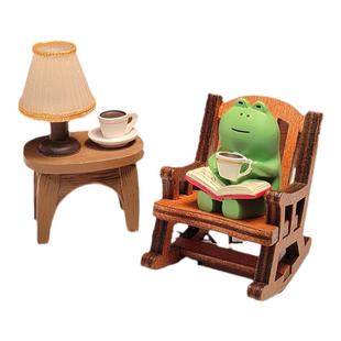 青蛙可爱日系治愈小摆件办公室好物工位情绪桌面装饰生日解压礼物