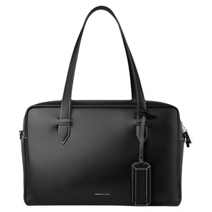 INJOYLIFE叙事系列头层牛皮公文包大容量波士顿包通勤电脑托特包