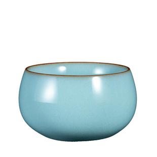 李廷怀汝瓷女士茶杯男士汝窑高端主人杯单杯手工品茗杯个人专用