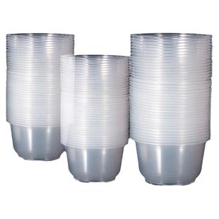 一次性碗圆形加厚外卖打包盒子汤碗家用吃饭碗塑料商用整箱冰粉碗