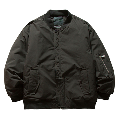 马切达冬季美式工装飞行棉服男士