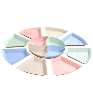 一次性盘子菜盘家用火锅配菜盘生日派对年夜饭团圆饭拼盘餐具组合