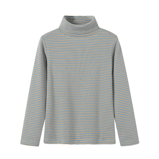 儿童高领打底衫秋冬男童内搭纯棉保暖上衣女童秋装中大童宝宝秋衣