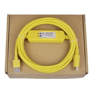 艾莫迅适用三菱plc编程数据线fx3u通讯下载线usb-sc09-fx调试电缆