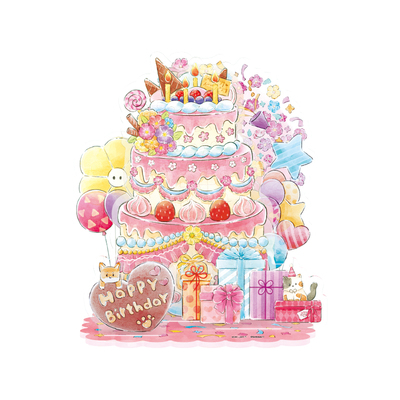 3djpP立牌拼图桌面摆件