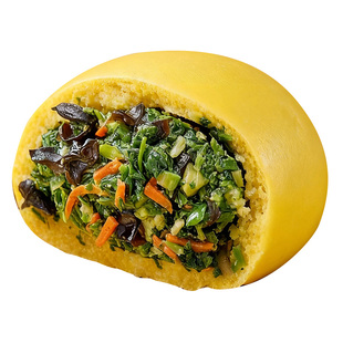 锦溪麦田全麦荠菜膳食包菜团子素包子粗粮杂粮营养早餐半成品馒头