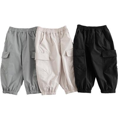 马克珍妮男童户外吸湿速干工装裤