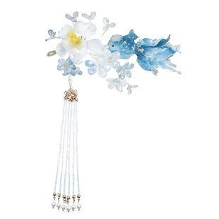 沧海月明 热缩汉服头饰全套发簪古风步摇配饰发饰簪子u型发钗国风