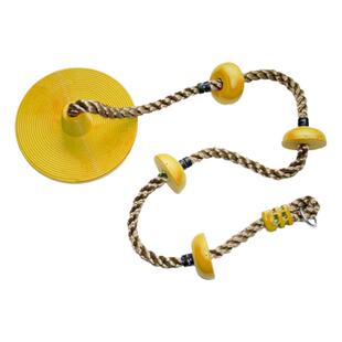 儿童树秋千户外大小盘攀爬庭院荡千秋室内圆盘玩具幼儿园悬挂配件