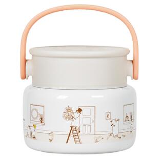 芬兰姆明moomin316L不锈钢保温饭盒焖烧杯焖烧罐方便携带水壶罐子