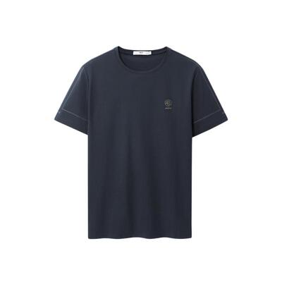 海澜之家舒适圆领透气套头上衣男